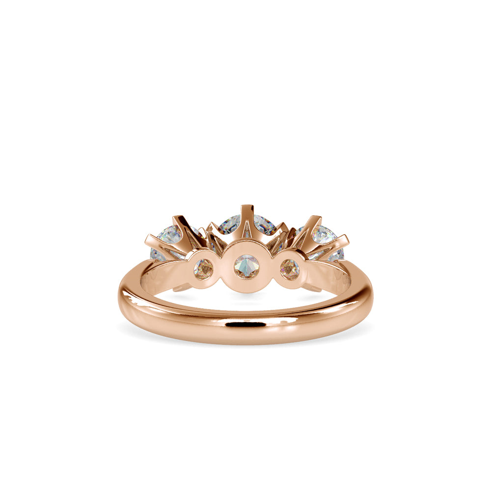Three Stone Lab Grown Diamond Ring
