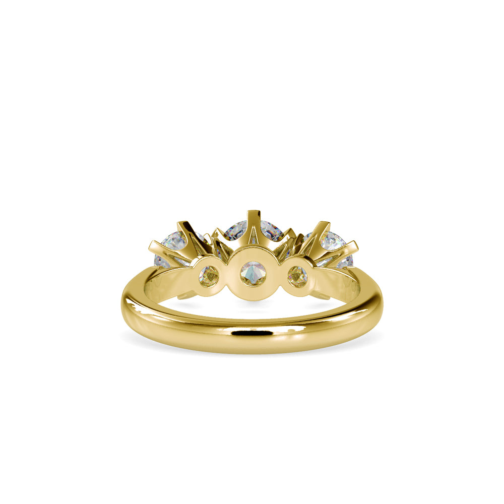 Three Stone Lab Grown Diamond Ring