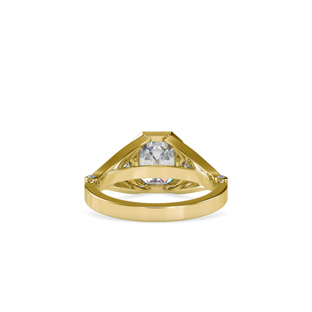 Emerald Cut Diamond Engagement Ring