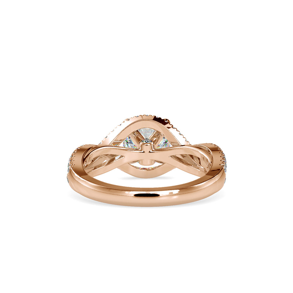Infinity Twist Diamond Ring