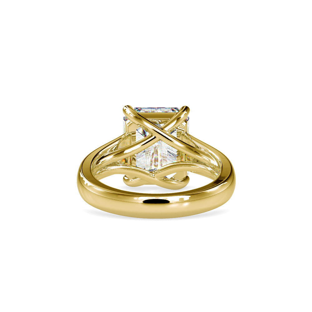 Emerald Cut Solitaire Engagement Ring