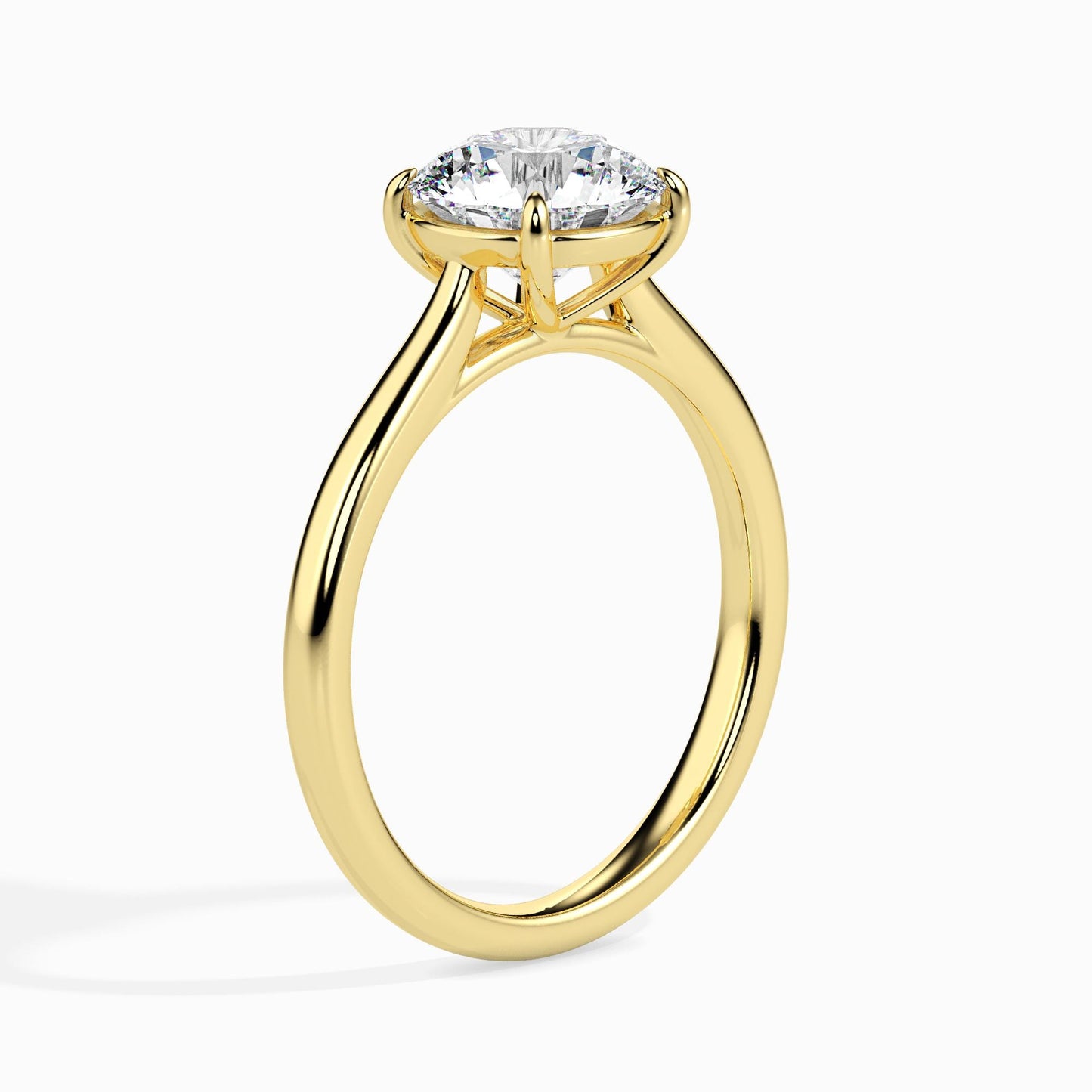 Round Cut Solitaire Ring