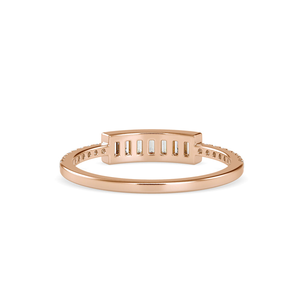 Baguette Diamond Bar Ring