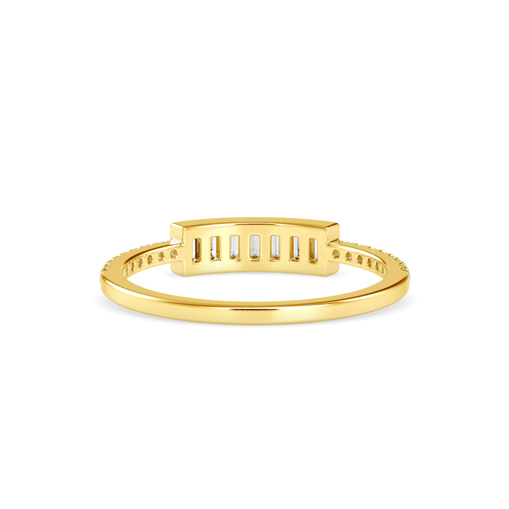 Baguette Diamond Bar Ring