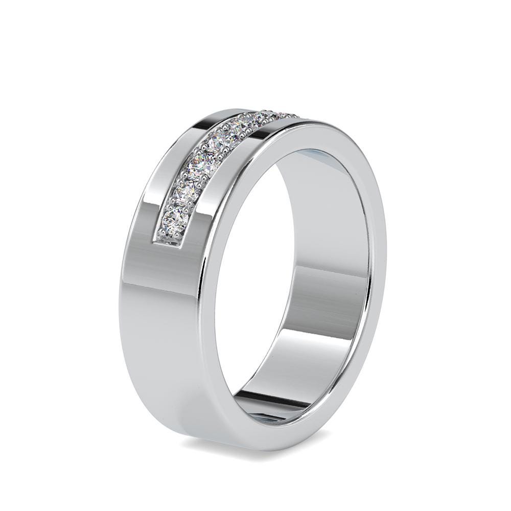 Unisex Channel Setting Band