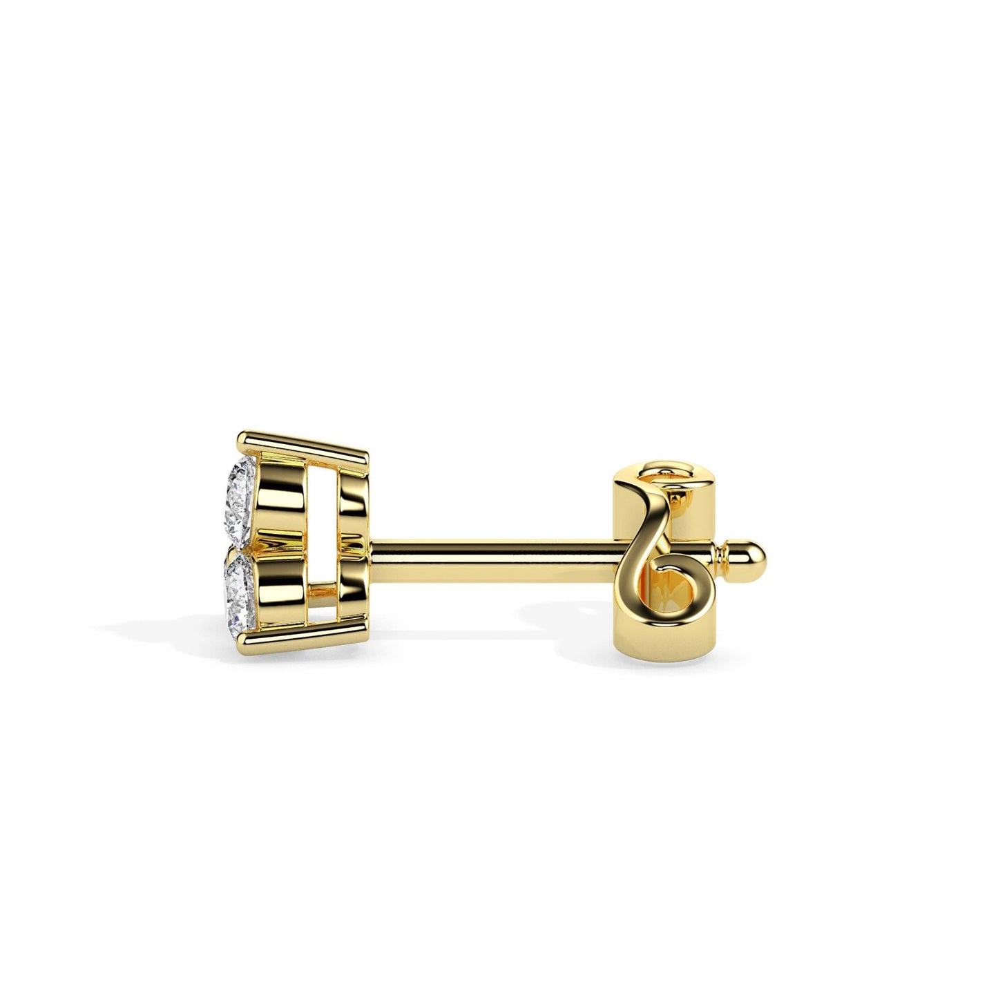 Classic Trinity Diamond Stud Earrings