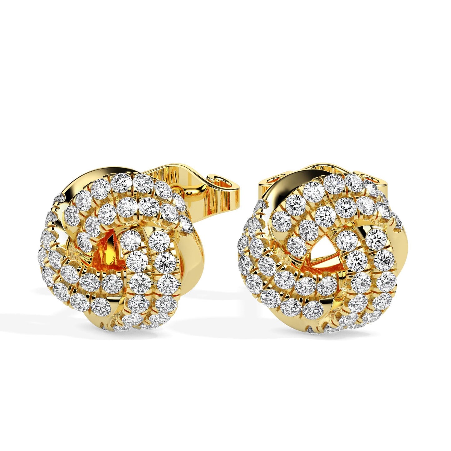 Luxury Knot Stud Earrings