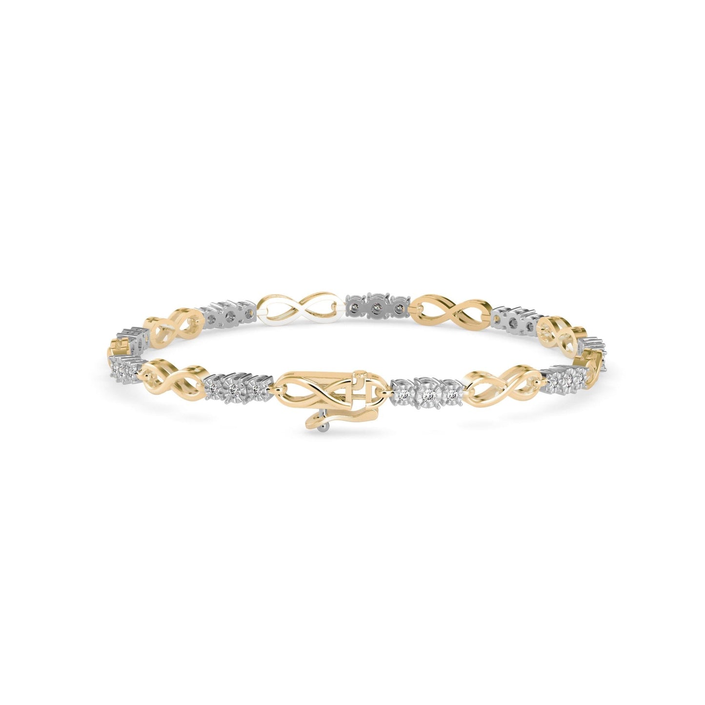 Infinity Diamond Tennis Bracelet
