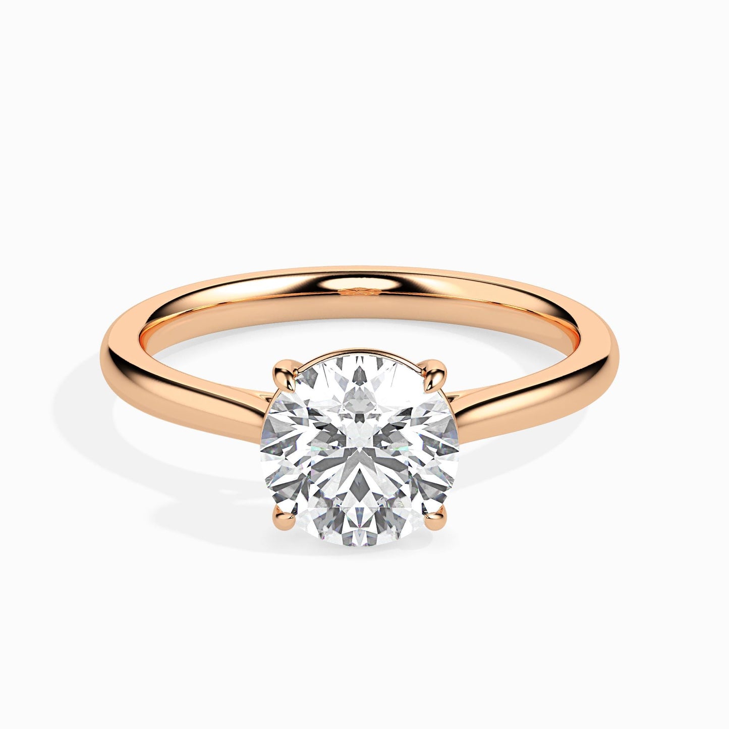 Round Cut Solitaire Ring