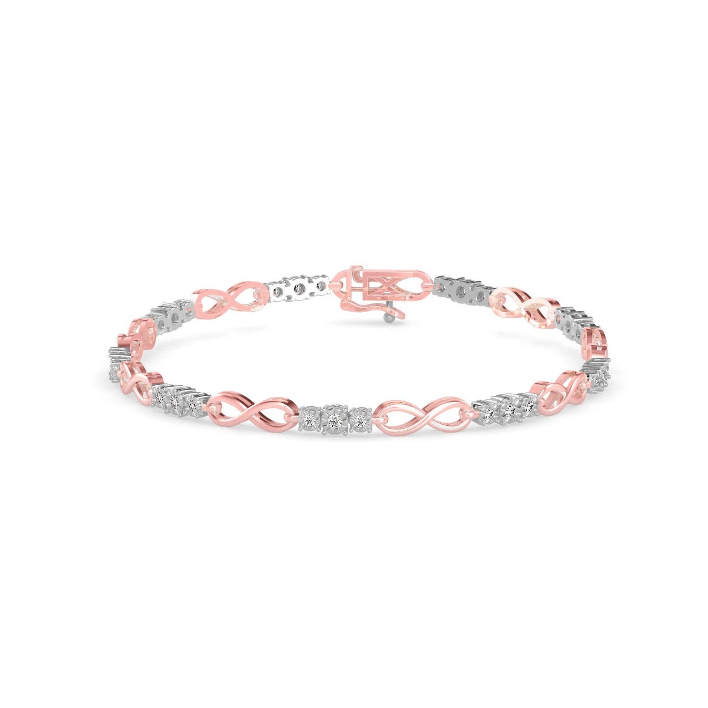 Infinity Diamond Tennis Bracelet