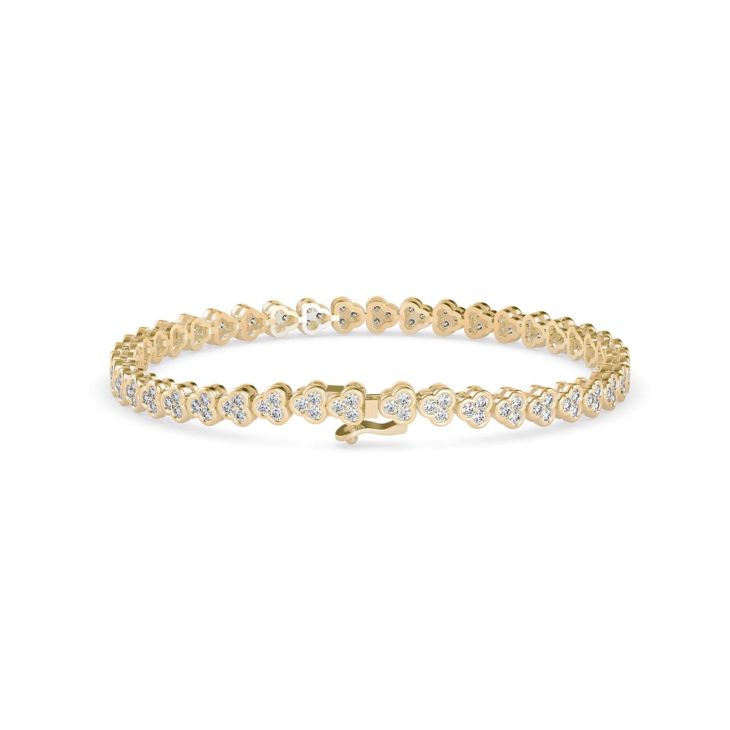 Heart Diamond Tennis Bracelet
