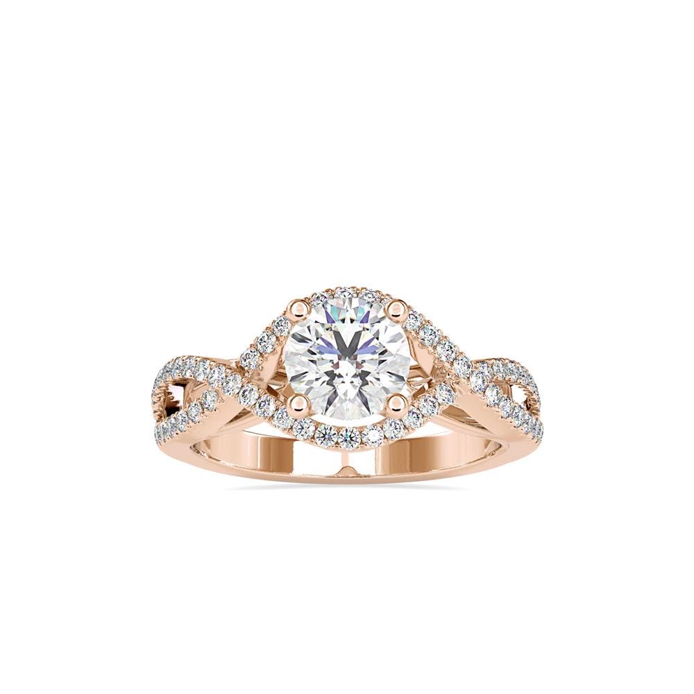 Infinity Twist Diamond Ring