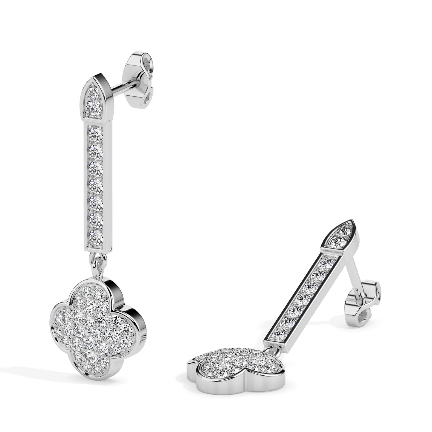 Clover Drop Earrings