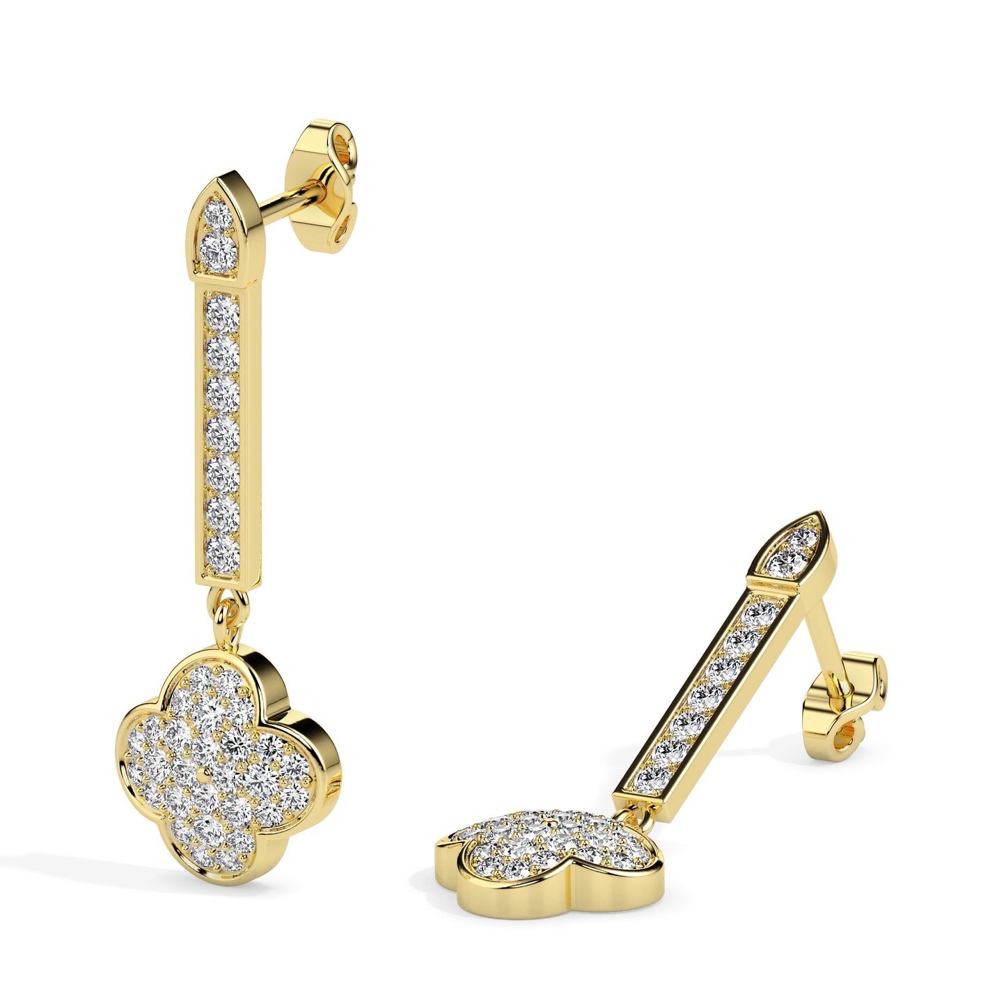 Clover Drop Earrings