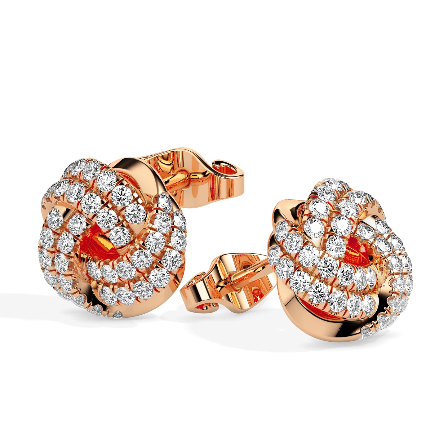 Luxury Knot Stud Earrings