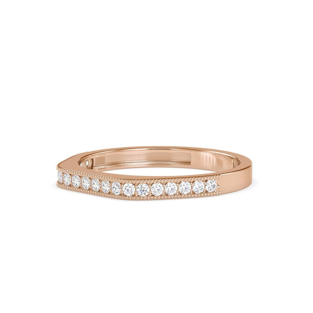Milgrain Stackable Wedding Band