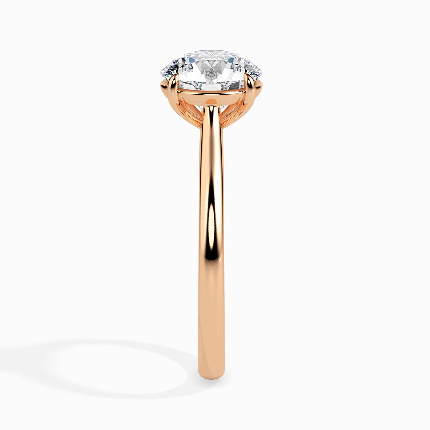 Round Cut Solitaire Ring