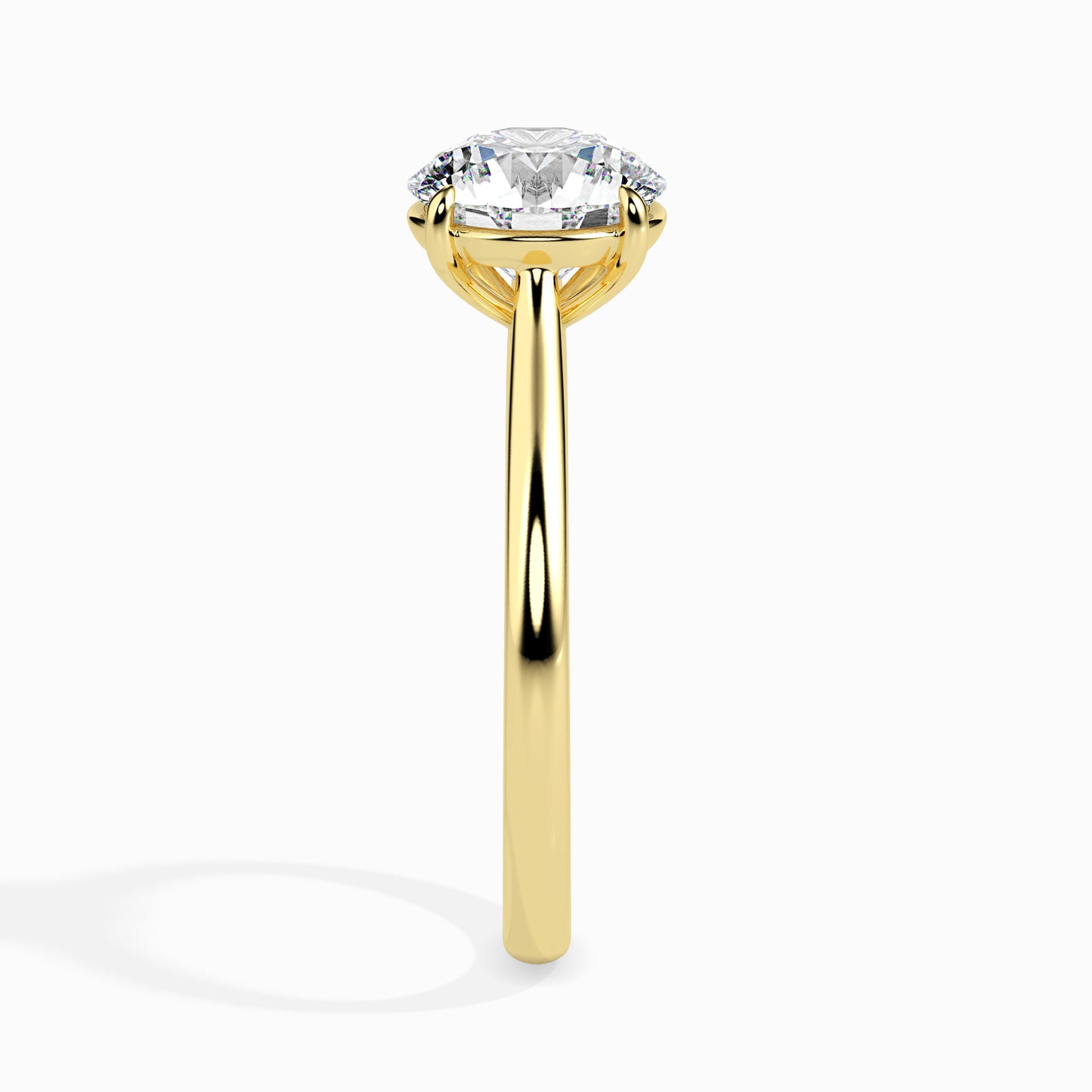 Round Cut Solitaire Ring