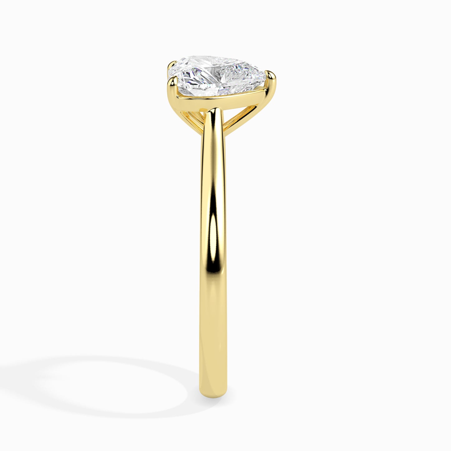 Heart Cut Solitaire Engagement Ring