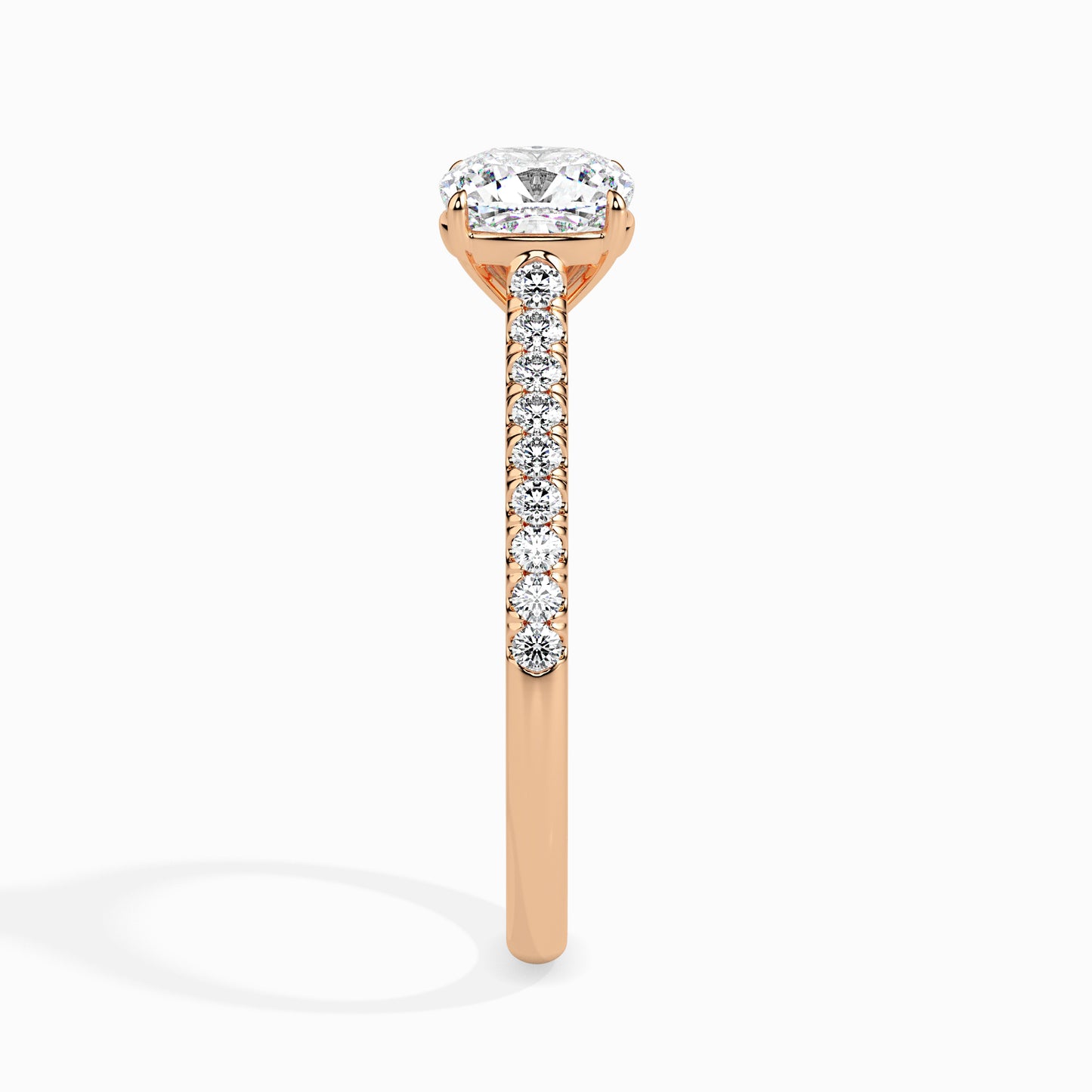 Cushion Cut Diamond Engagement Ring