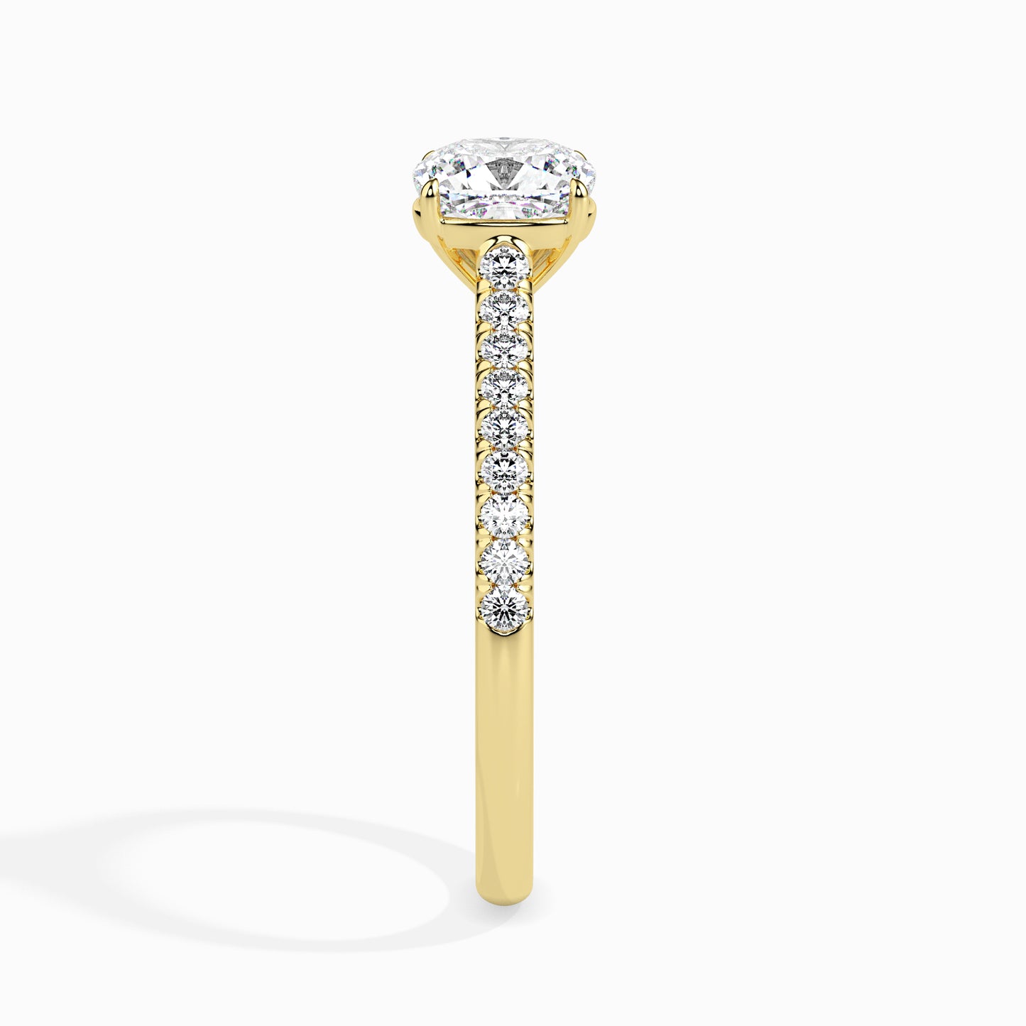Cushion Cut Diamond Engagement Ring