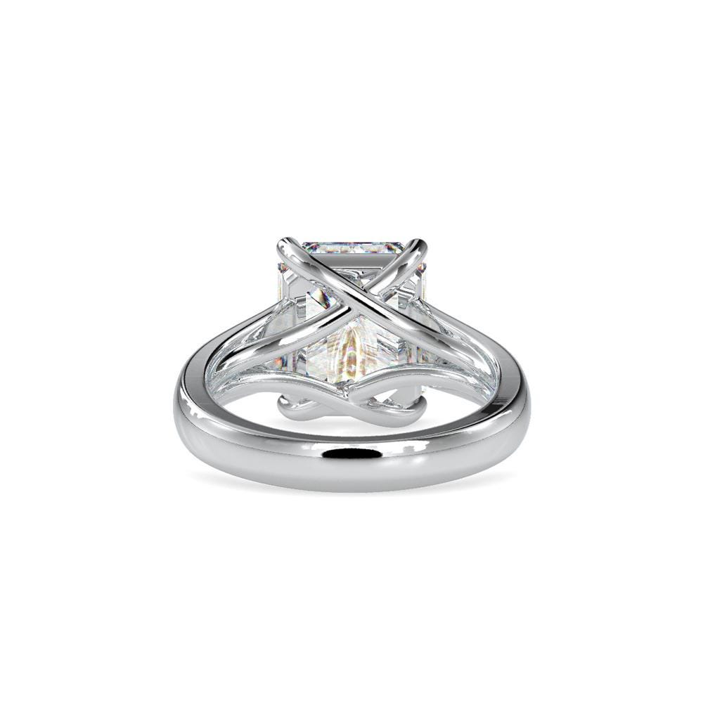 Emerald Cut Solitaire Engagement Ring