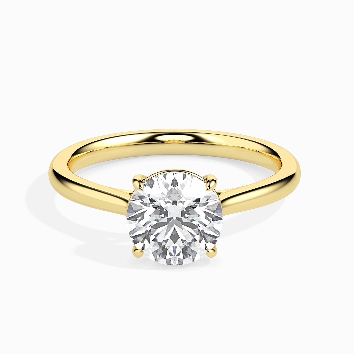 Round Cut Solitaire Ring