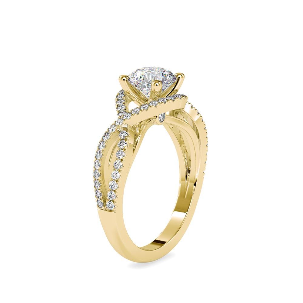 Infinity Twist Diamond Ring