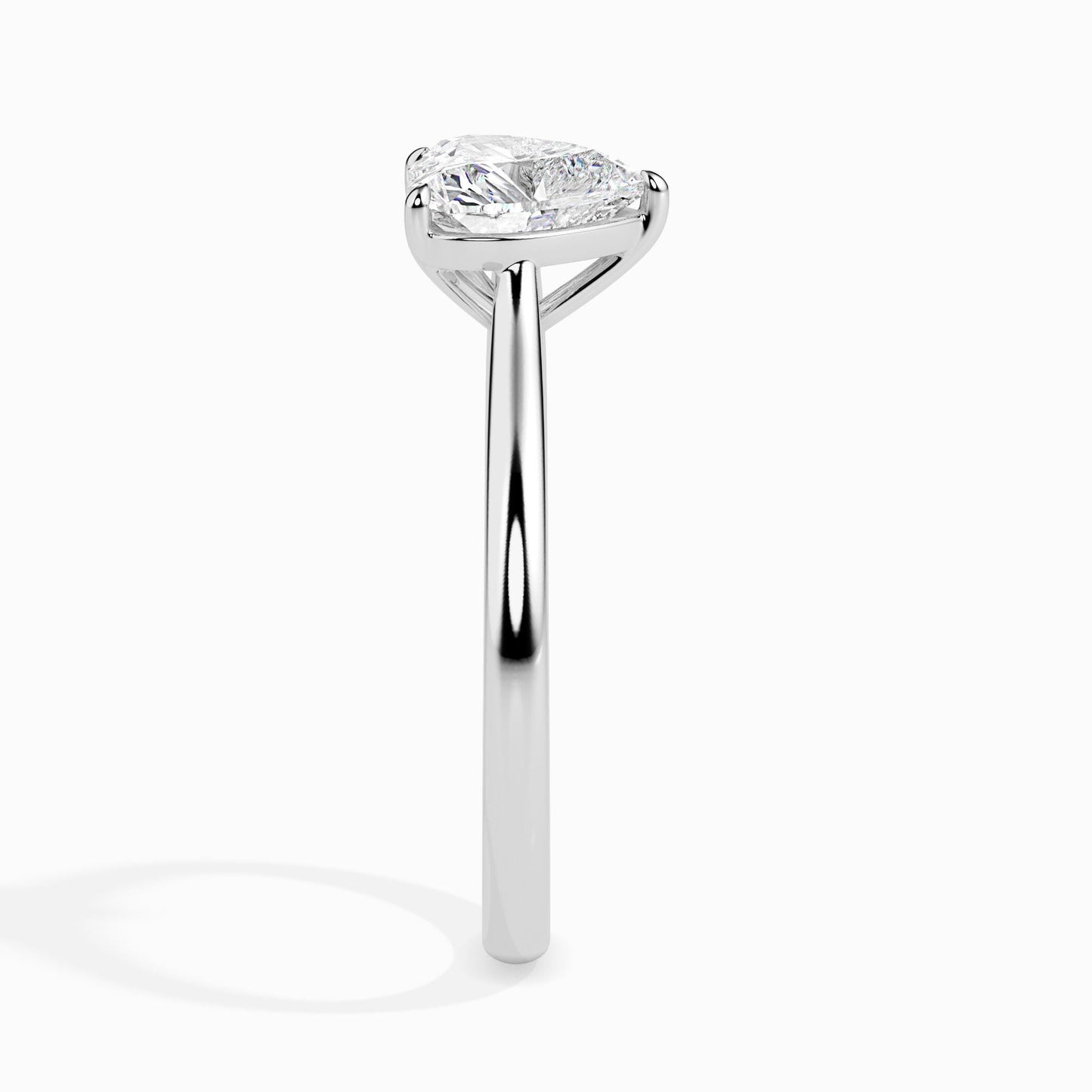Heart Cut Solitaire Engagement Ring