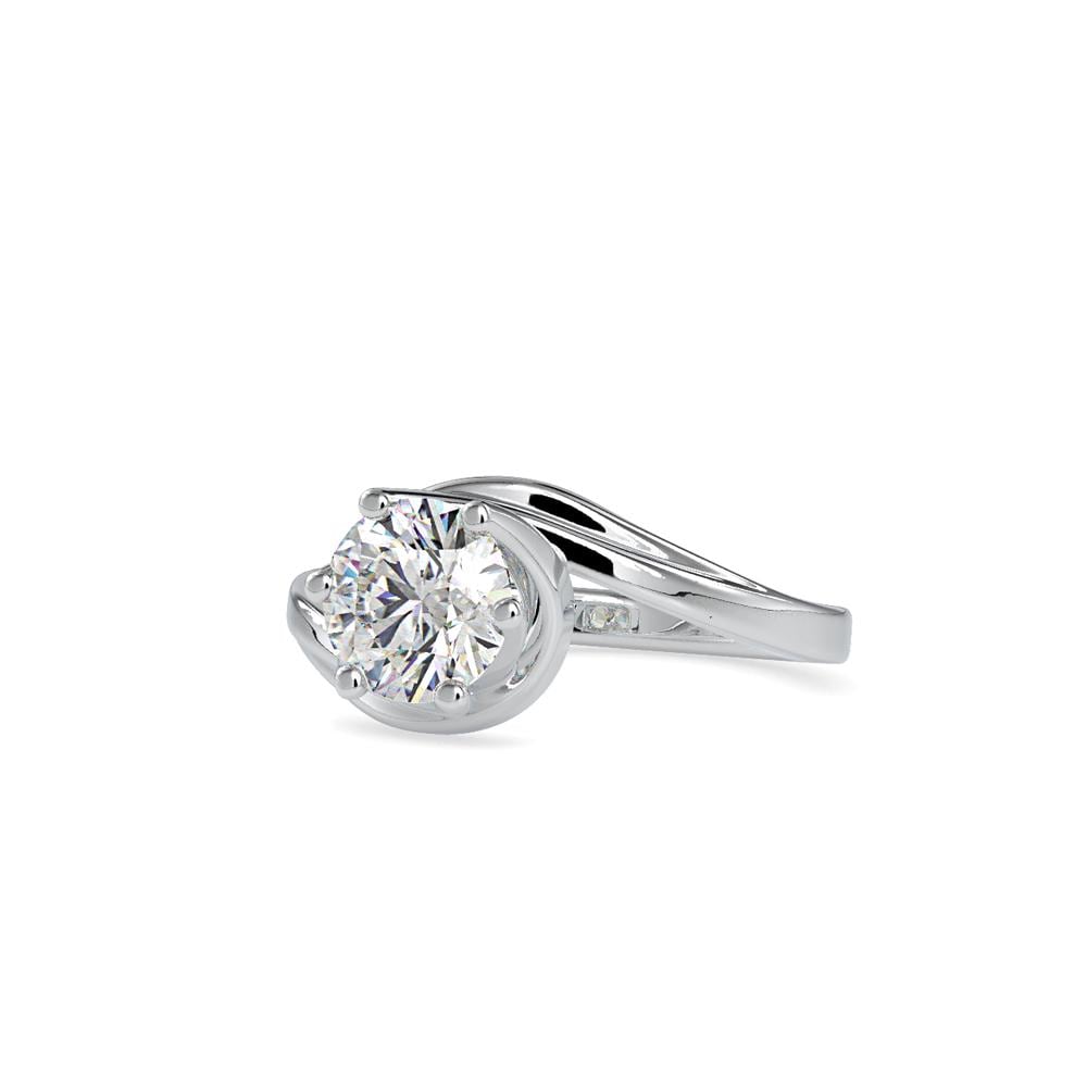 Modern Bypass Engagement Ring