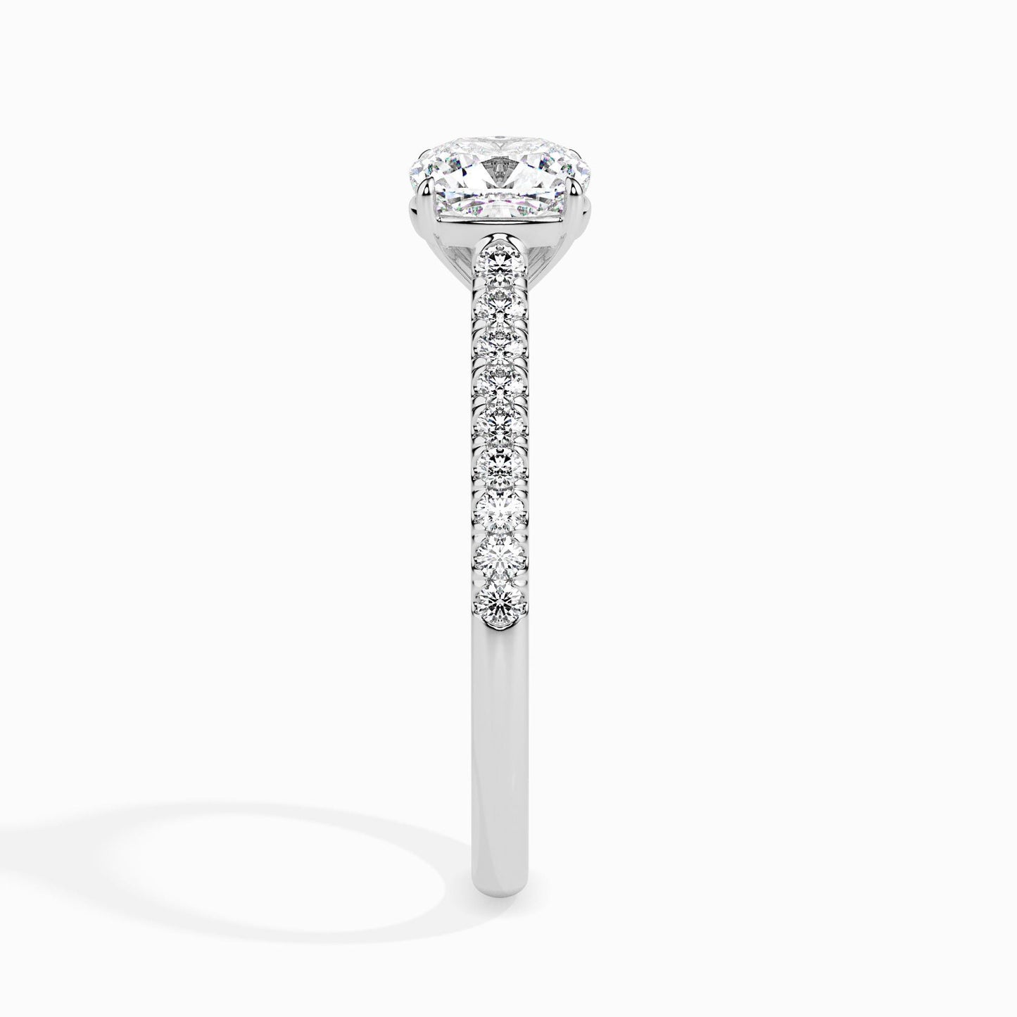 Cushion Cut Diamond Engagement Ring
