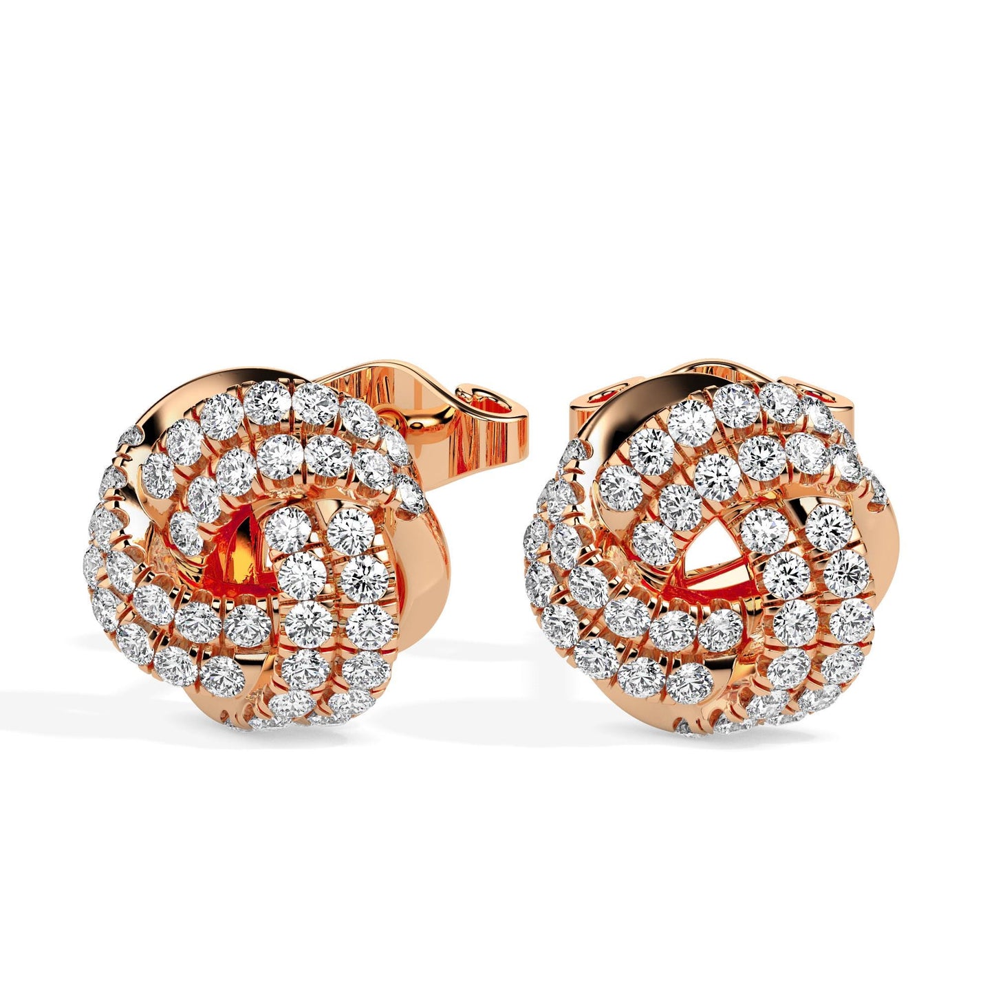 Luxury Knot Stud Earrings