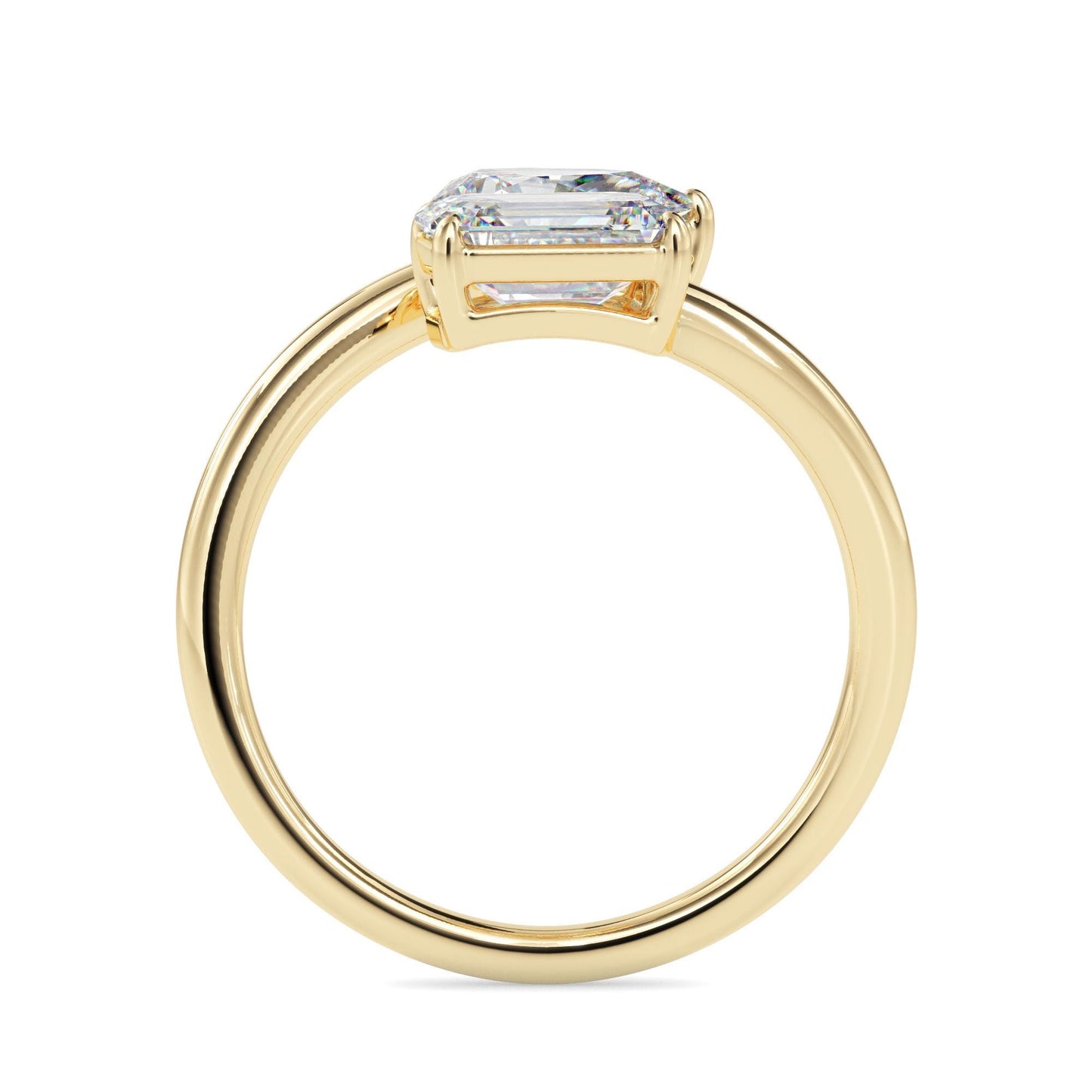 Pear and Emerald Cut Toi et Moi Ring