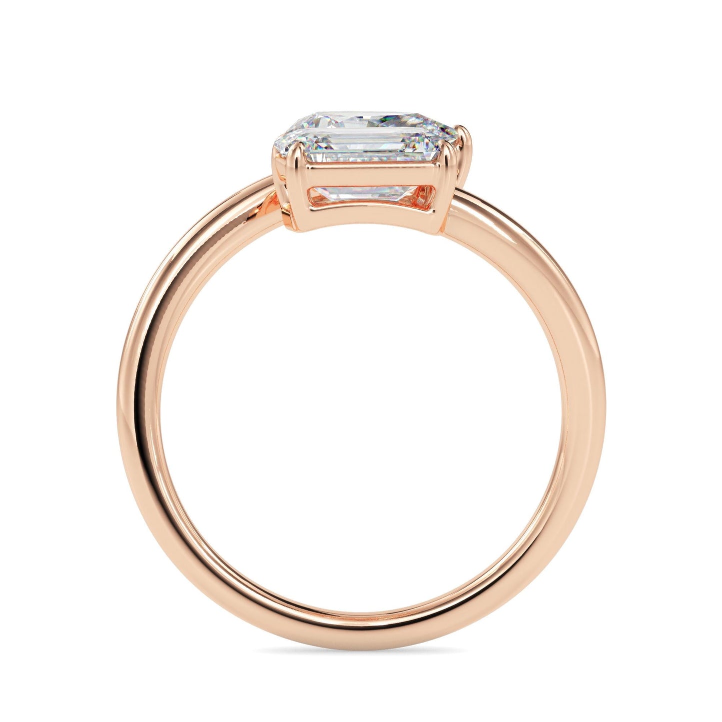 Pear and Emerald Cut Toi et Moi Ring