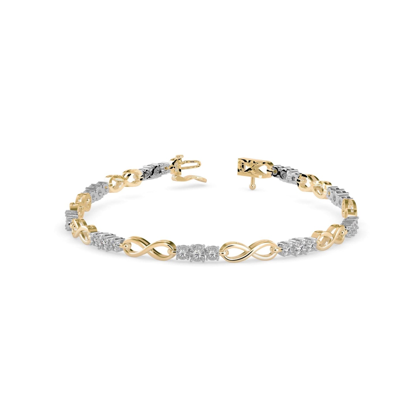 Infinity Diamond Tennis Bracelet