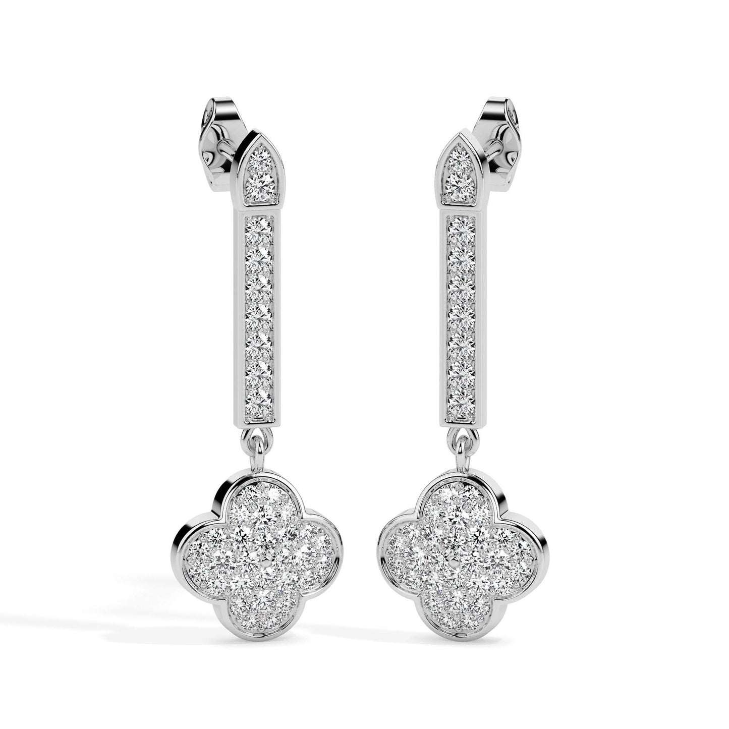 Clover Drop Earrings