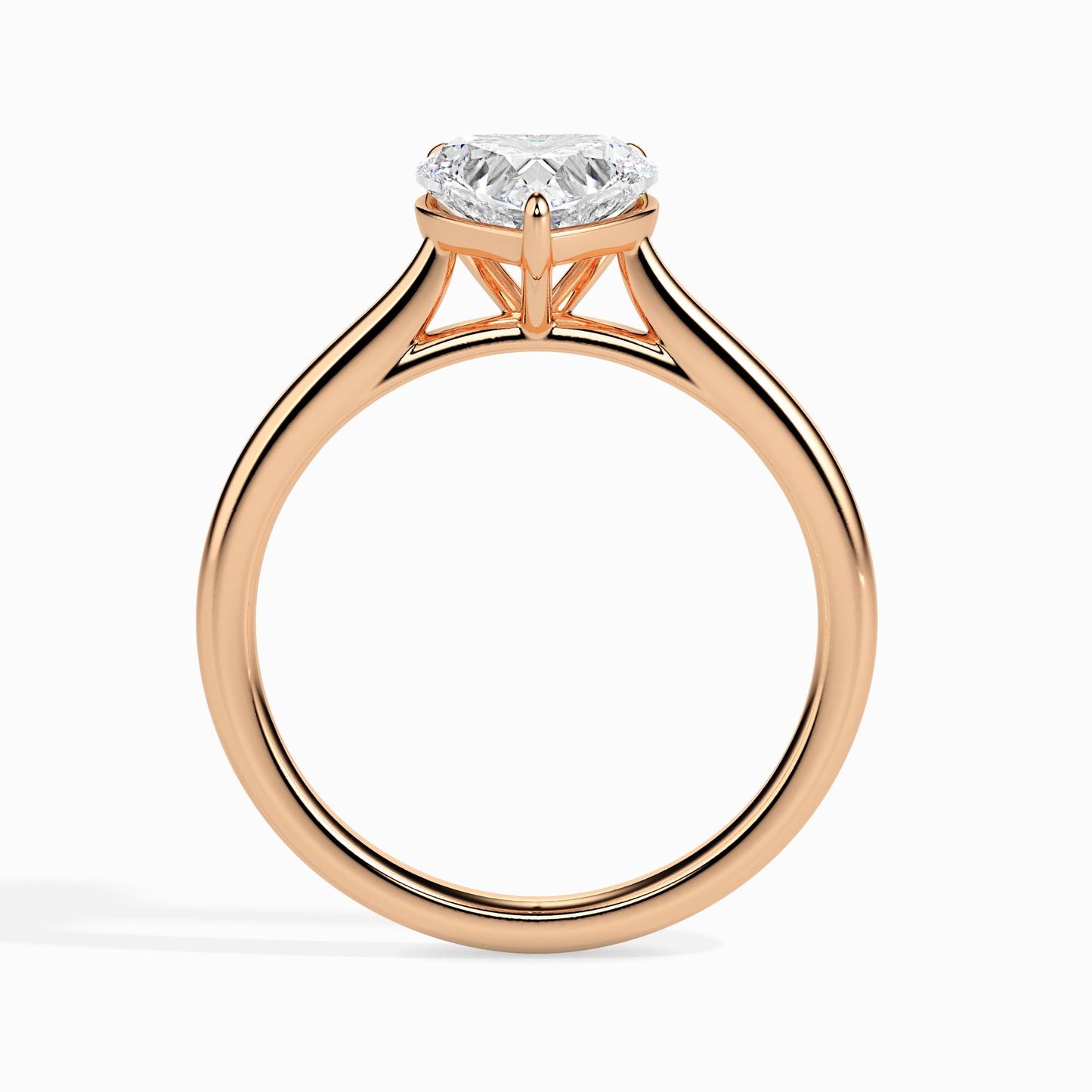 Heart Cut Solitaire Engagement Ring