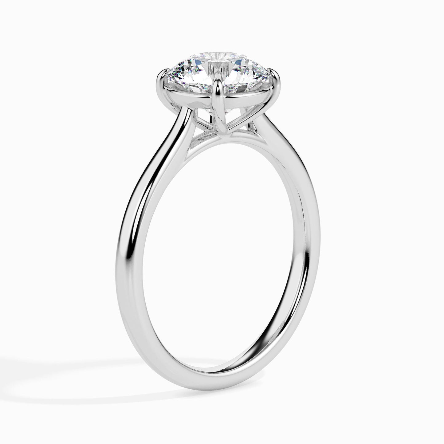 Round Cut Solitaire Ring