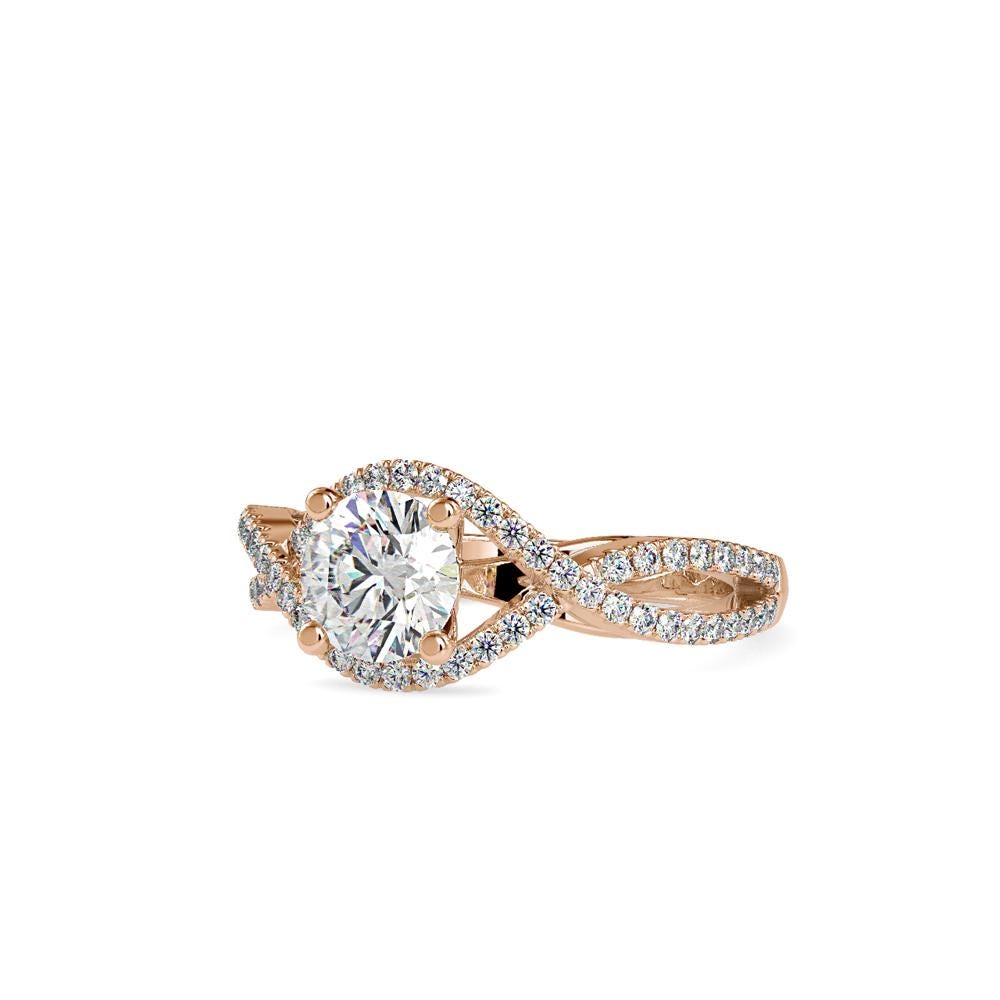 Infinity Twist Diamond Ring