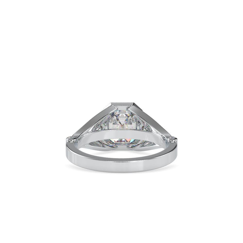 Emerald Cut Diamond Engagement Ring