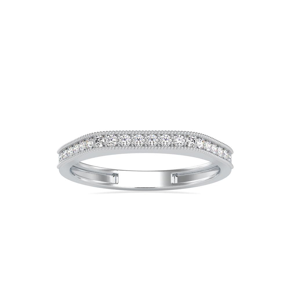 Milgrain Stackable Wedding Band