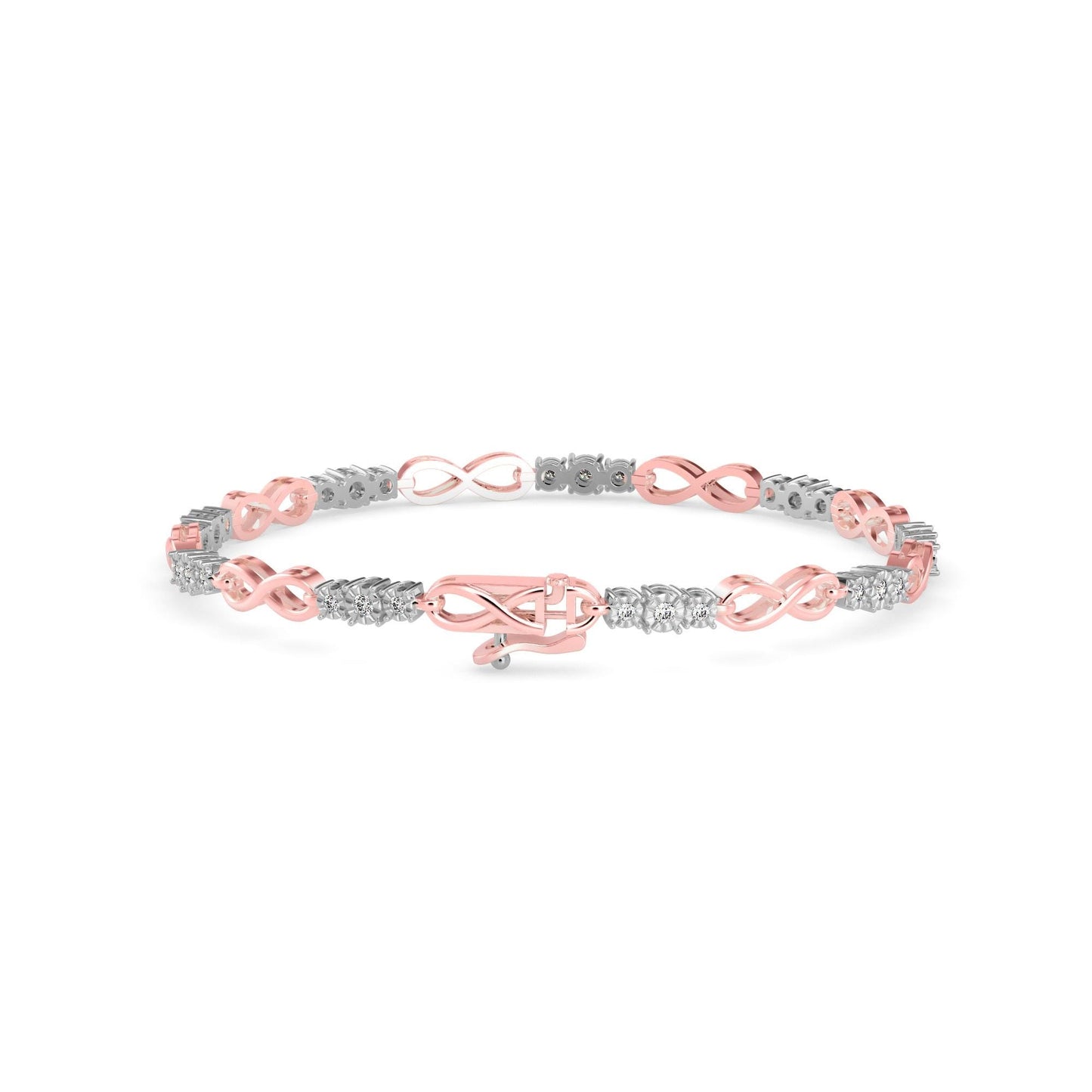Infinity Diamond Tennis Bracelet