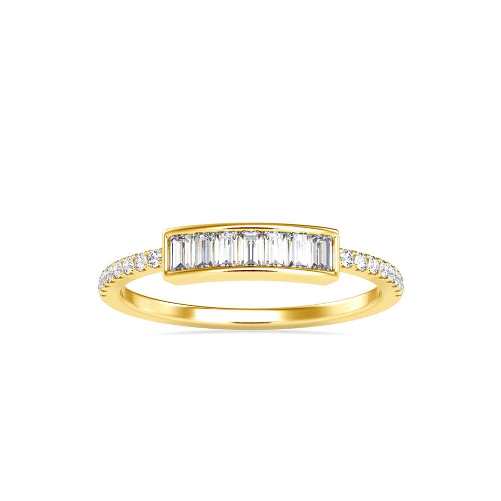 Baguette Diamond Bar Ring