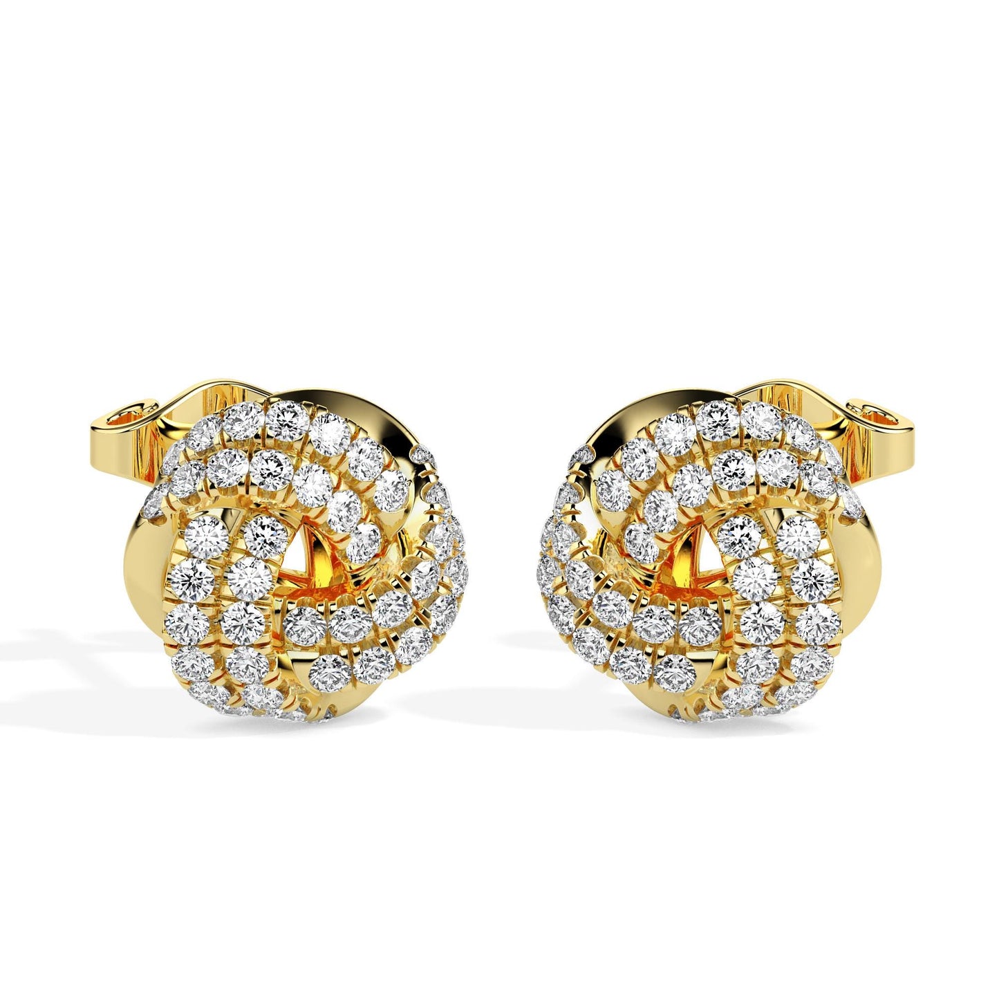 Luxury Knot Stud Earrings