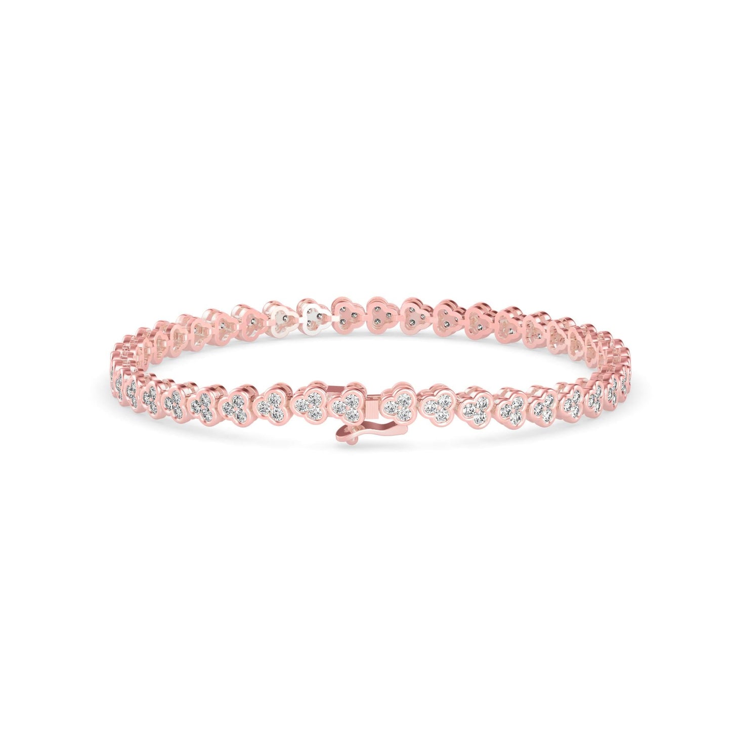 Heart Diamond Tennis Bracelet