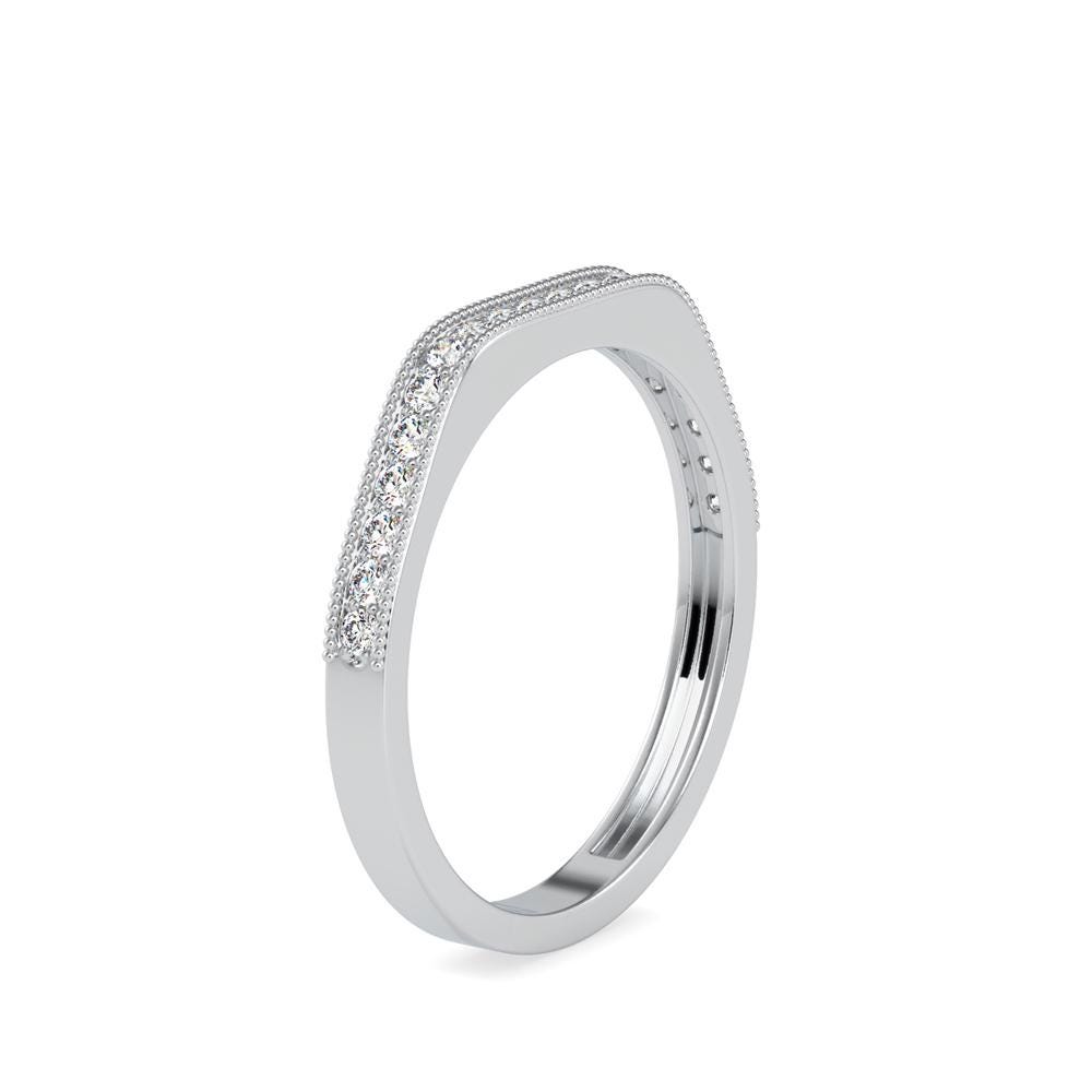Milgrain Stackable Wedding Band