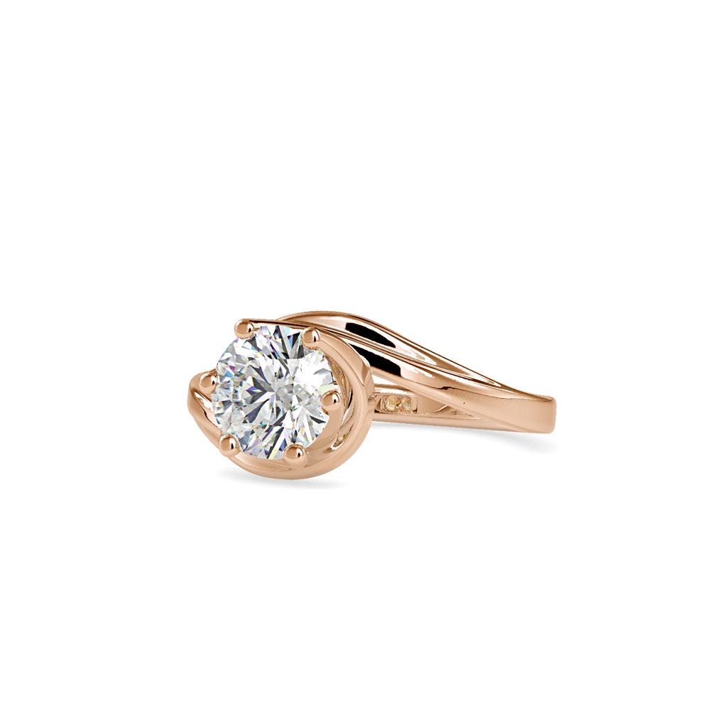 Modern Bypass Engagement Ring