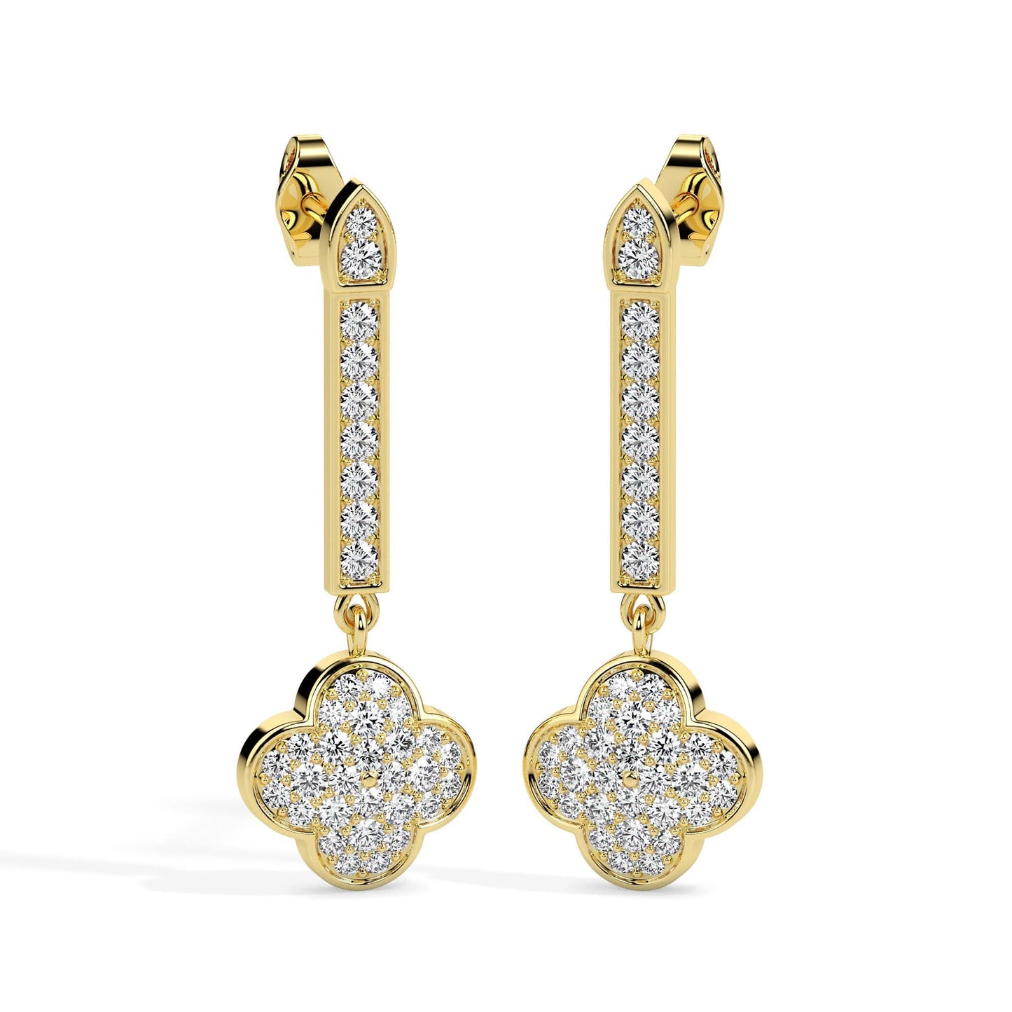 Clover Drop Earrings
