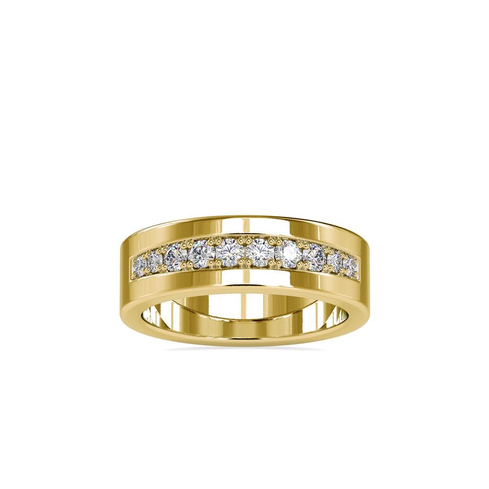 Unisex Channel Setting Band