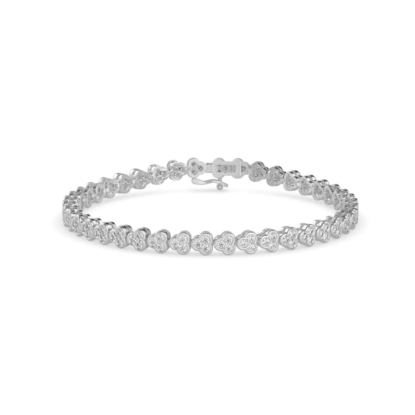 Heart Diamond Tennis Bracelet